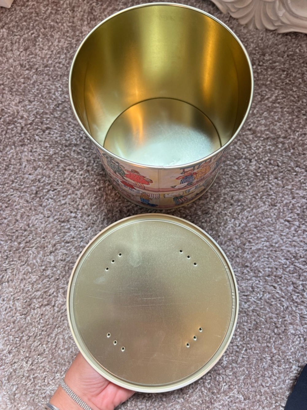 Poilâne Paris French Biscuit Tin Canister Set of 2 Made in France Massilly - Picture 11 of 12